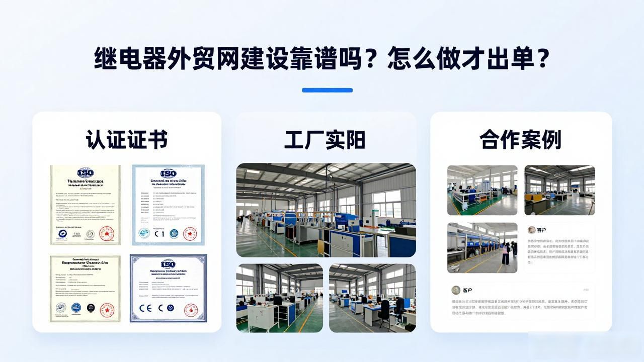 外贸继电器网站建设方案_国外继电器品牌_继电器外贸网站建设