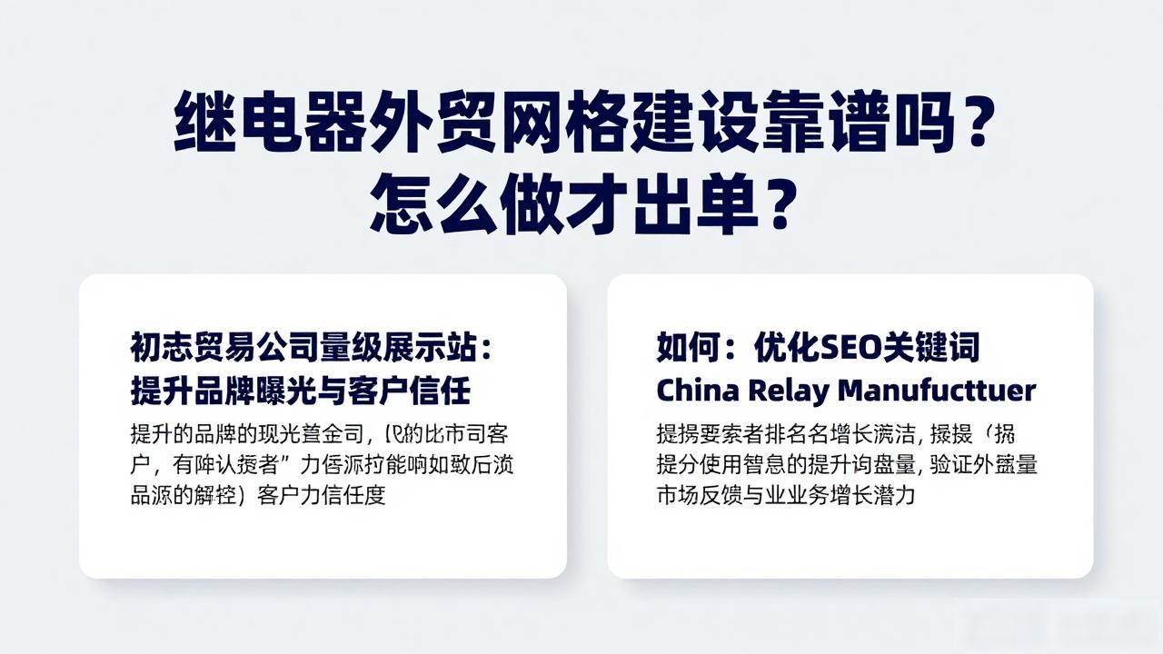 国外继电器品牌_外贸继电器网站建设方案_继电器外贸网站建设