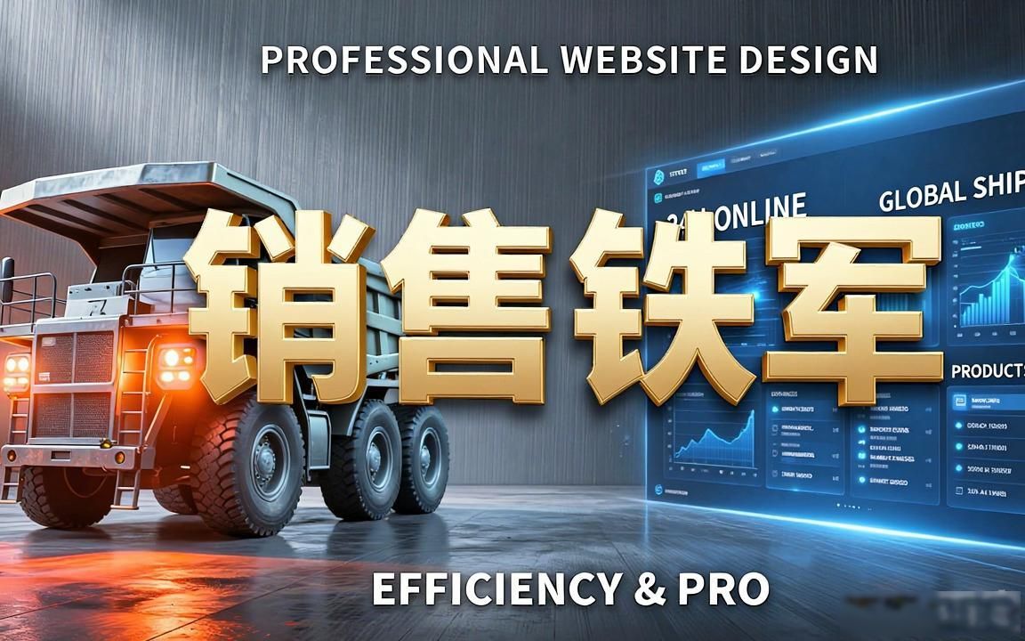矿用运输设备外贸网站建设