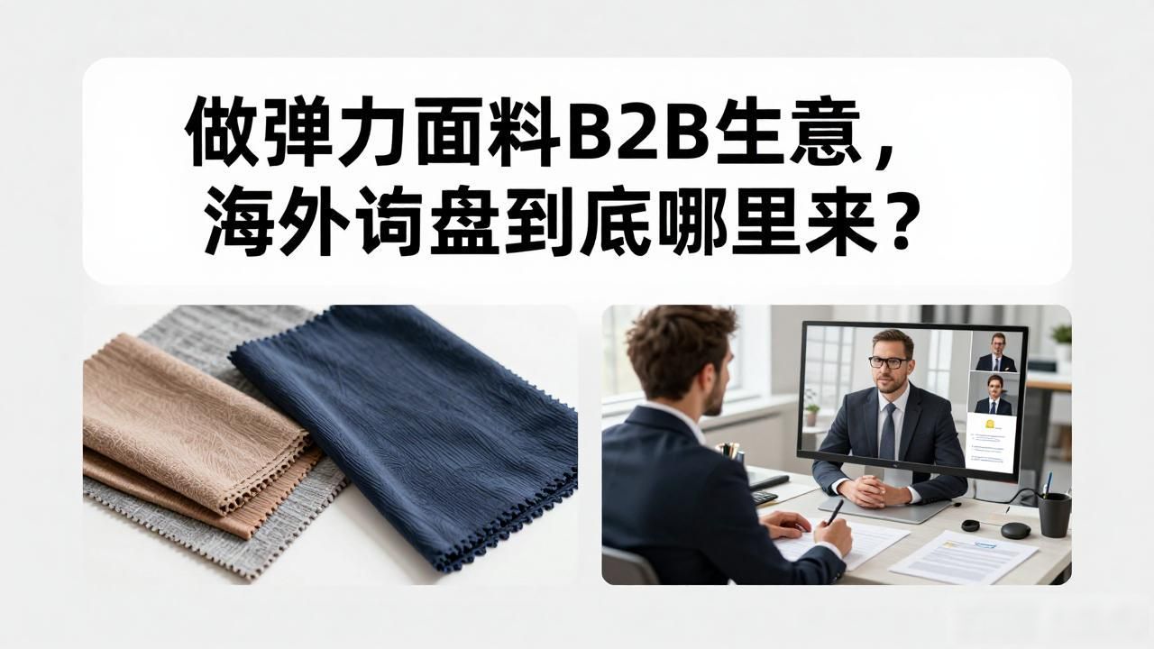 进口弹力布面料_弹力面料B2B海外询盘_面料弹力的标准是什么样的