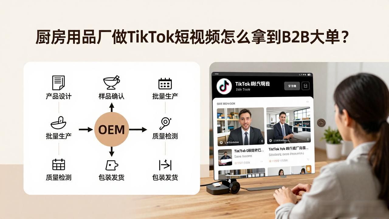厨房用品厂TikTok短视频怎么获取B2B询盘_厨房用品厂TikTok短视频怎么获取B2B询盘_厨房用品厂TikTok短视频怎么获取B2B询盘