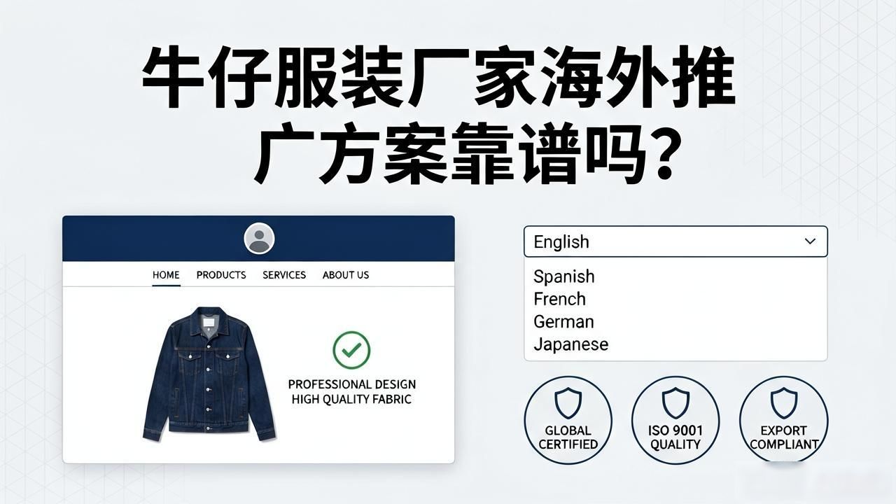 牛仔服装厂家海外推广方案_牛仔海外服装厂家推广方案策划_牛仔服装市场分析