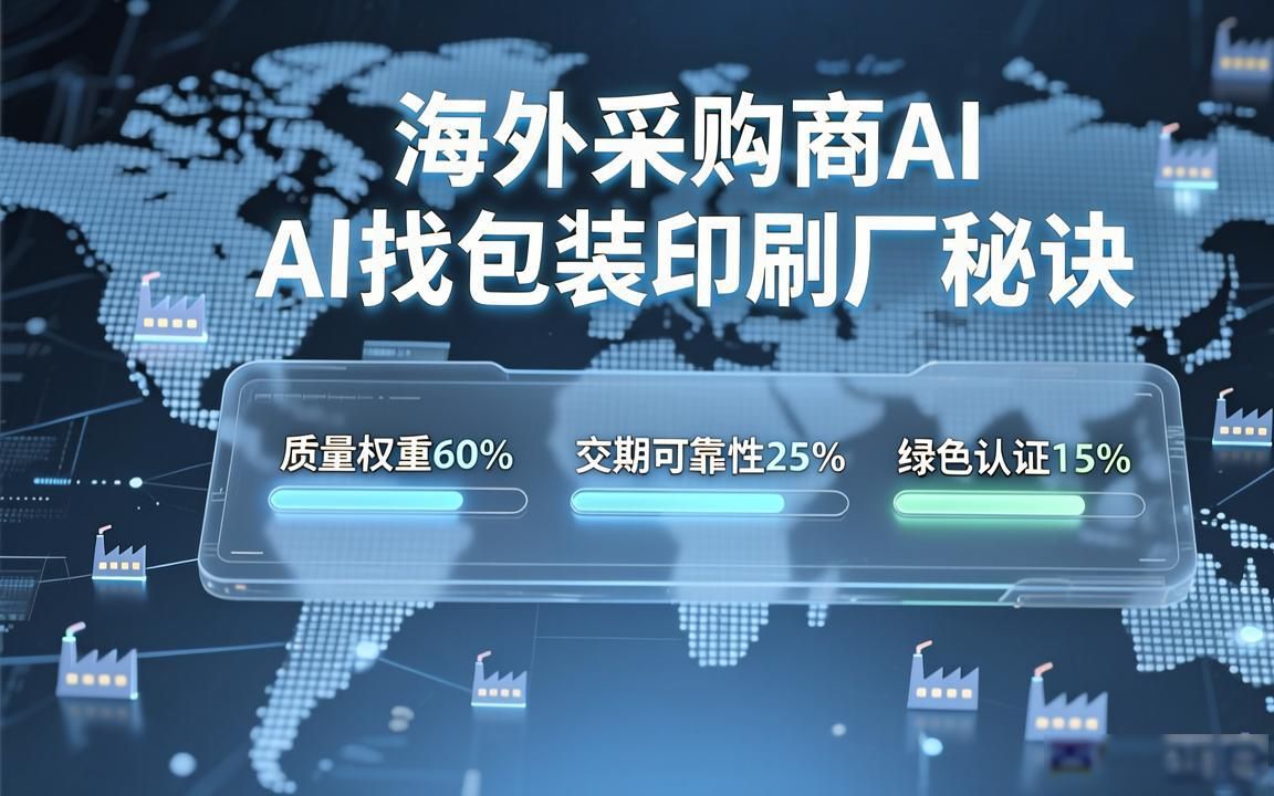 海外采购商用AI找包装印刷供应商怎么布局
