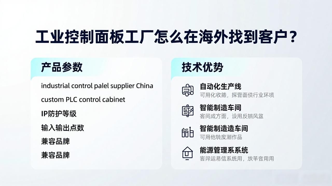 工厂外贸是什么意思_工厂如何做外贸_工业控制面板工厂外贸获客
