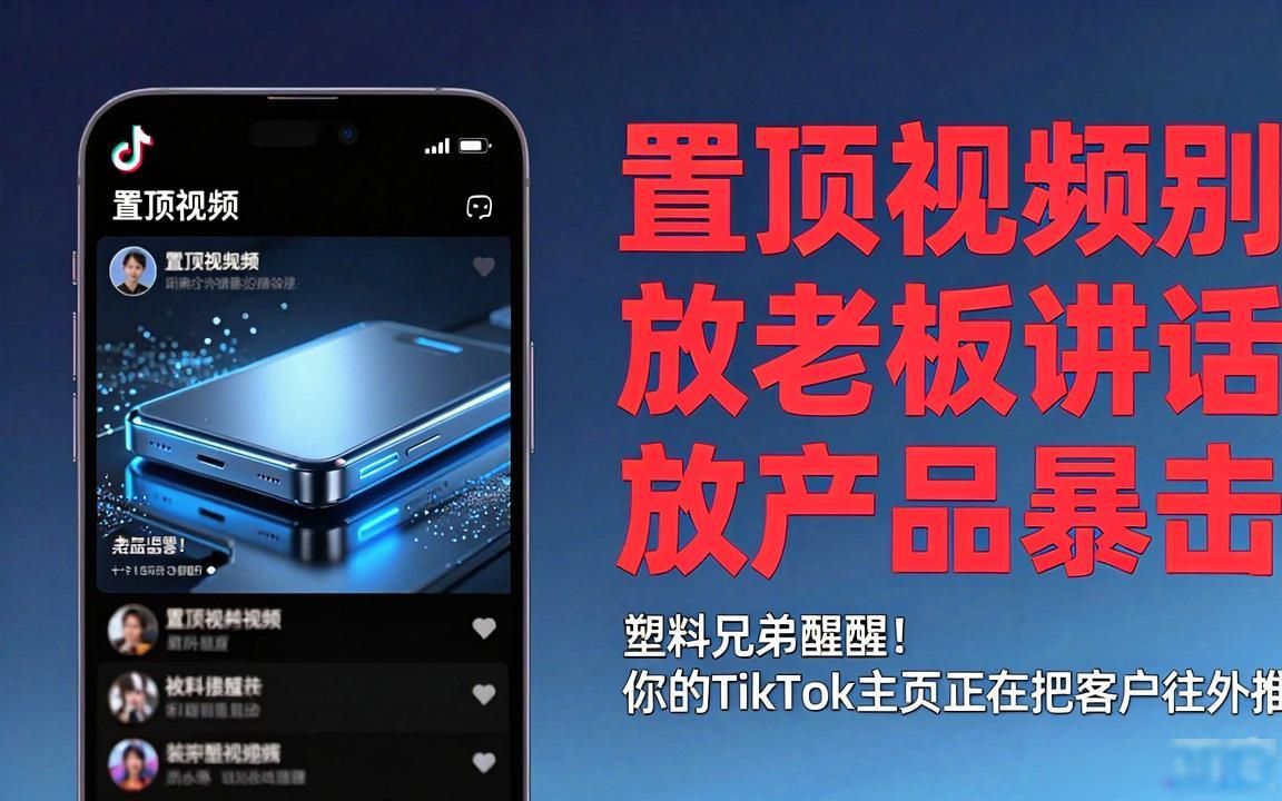 塑胶行业外贸工厂TikTok主页怎么搭建