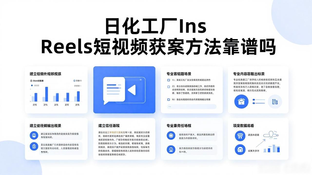 短视频工场_短视频行业竞争白日化_日化工厂Ins Reels短视频获客方法