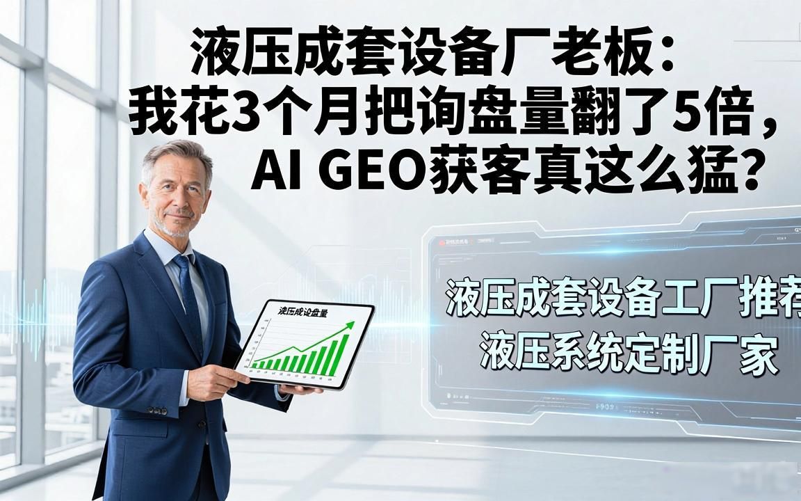 液压成套设备工厂怎么做AI GEO获客