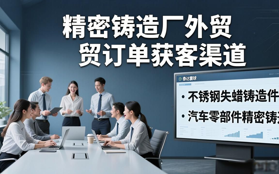 精密铸造件工厂外贸SEO获客
