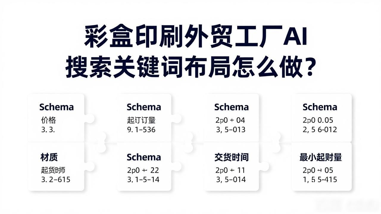 彩盒印刷外贸工厂AI搜索关键词布局_印刷行业外贸_印刷外贸公司简介
