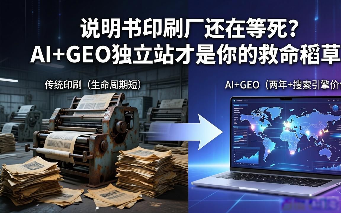 说明书印刷厂AI GEO独立站内容方案