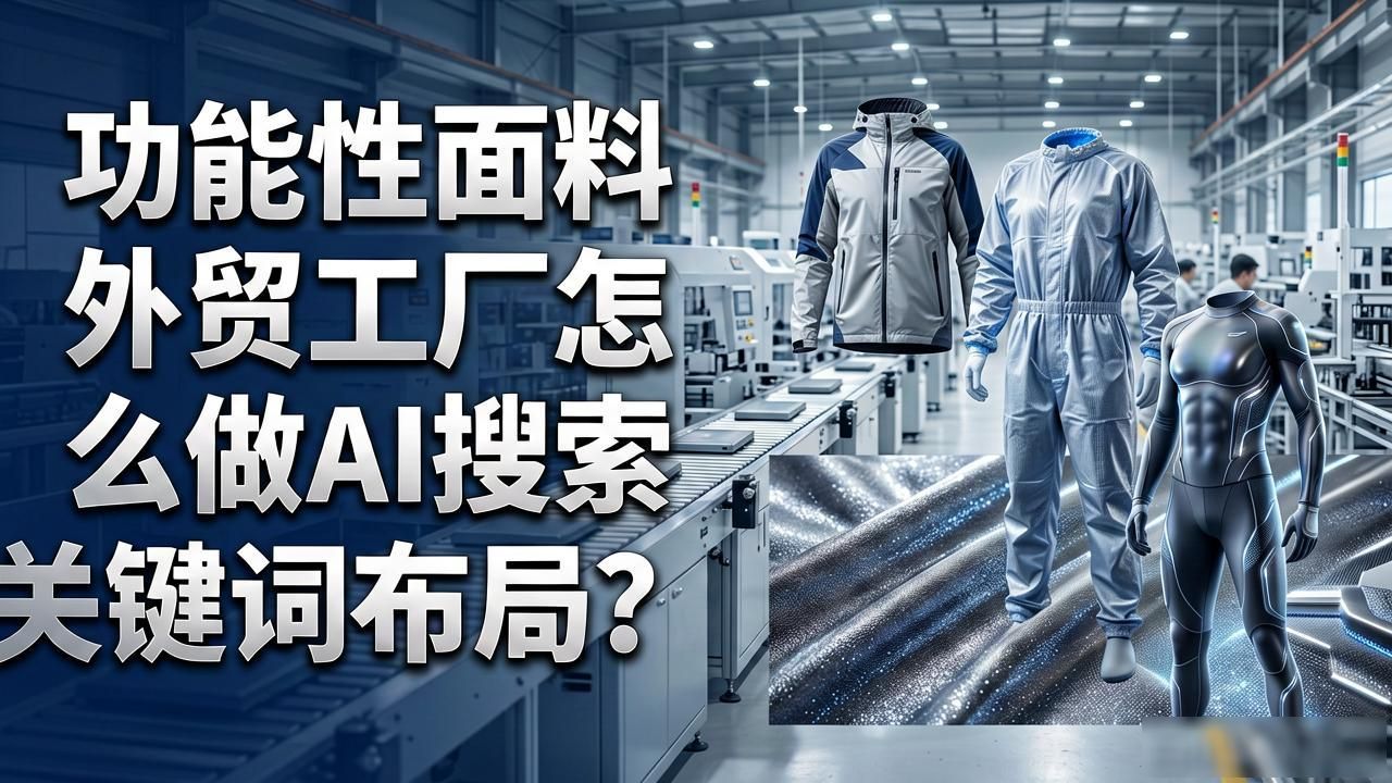 面料行业外贸商家趋势分享_功能性面料外贸工厂AI搜索关键词布局_做面料外贸有没有前景