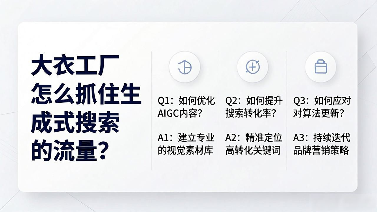 大衣工厂如何布局生成式搜索优化_大衣工厂如何布局生成式搜索优化_大衣工厂如何布局生成式搜索优化