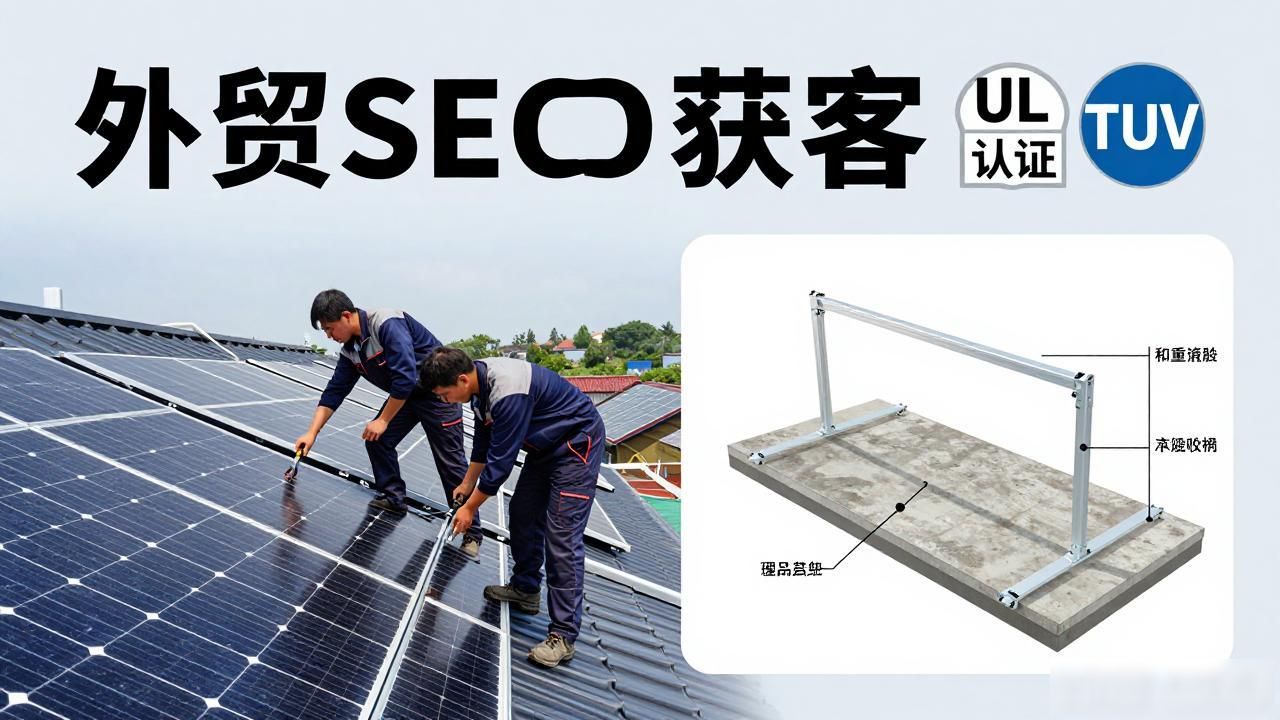 太阳能支架工厂外贸SEO获客_外设支架_外围支架