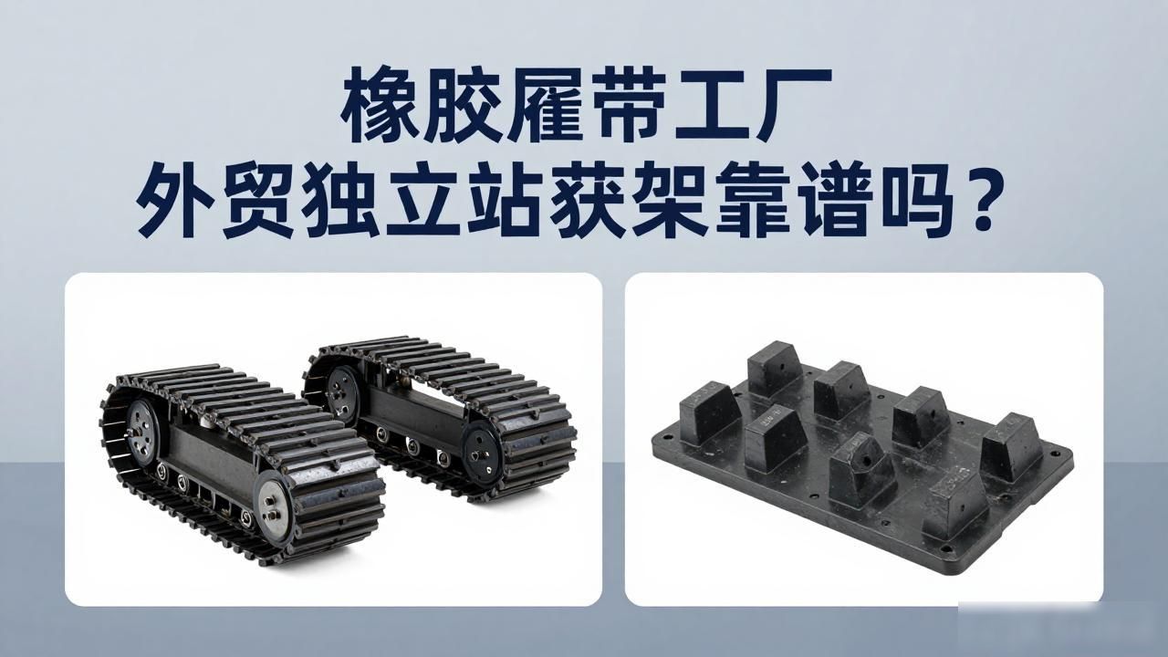 橡胶履带工厂外贸独立站获客_外贸橡胶制品_橡胶外贸公司