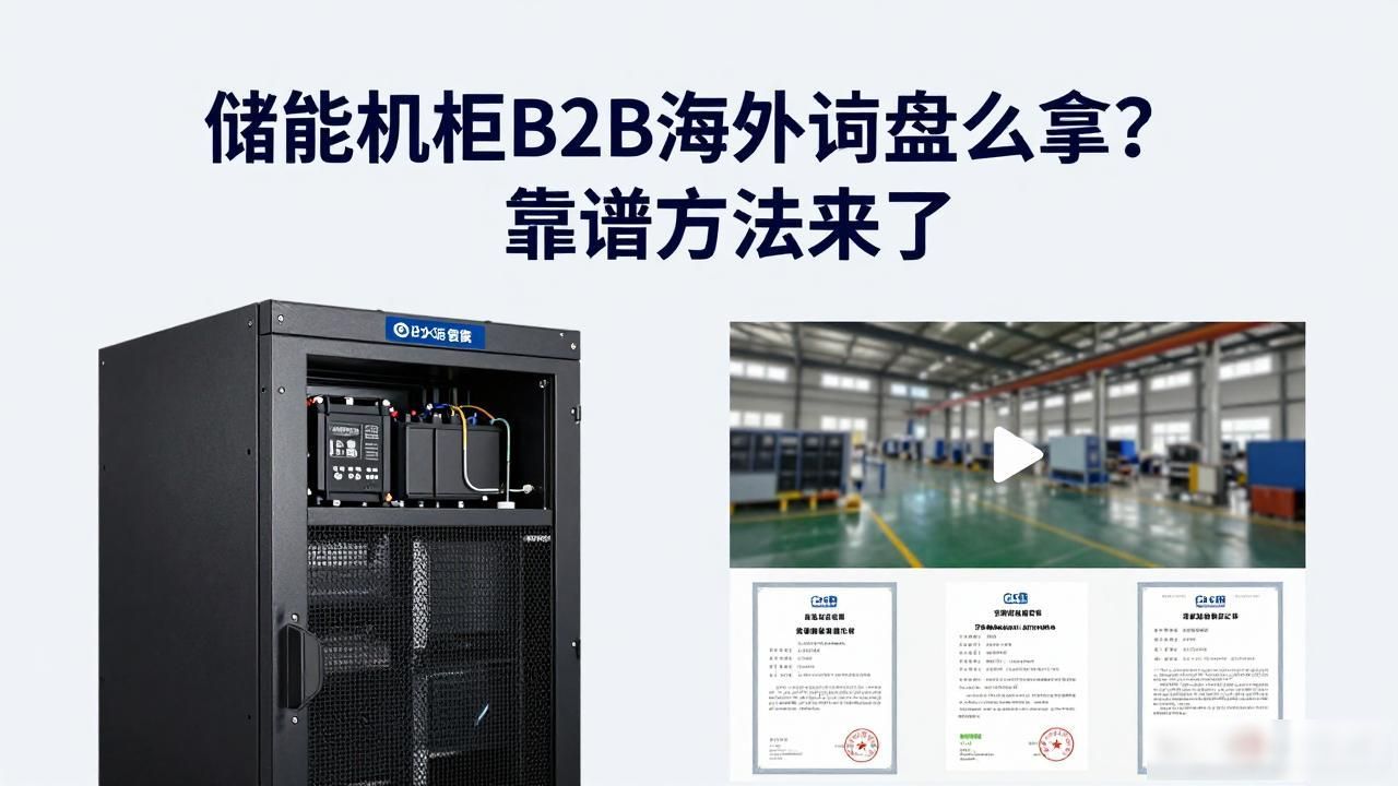 储能机柜B2B海外询盘_海外储能系统龙头_储能外贸