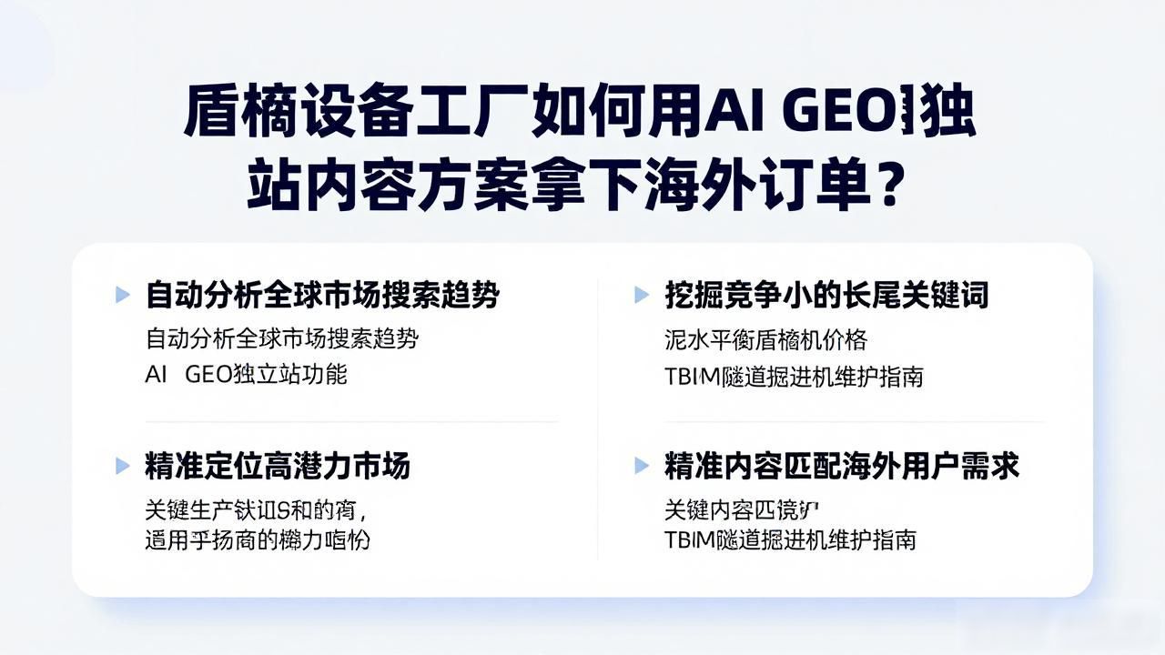 盾构施工场地布置_盾构设备工厂AI GEO独立站内容方案_盾构车站结构形式