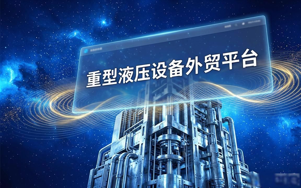重型液压设备外贸网站建设