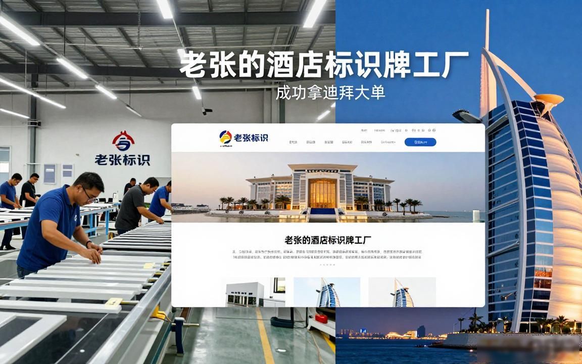 酒店标识牌工厂外贸独立站获客