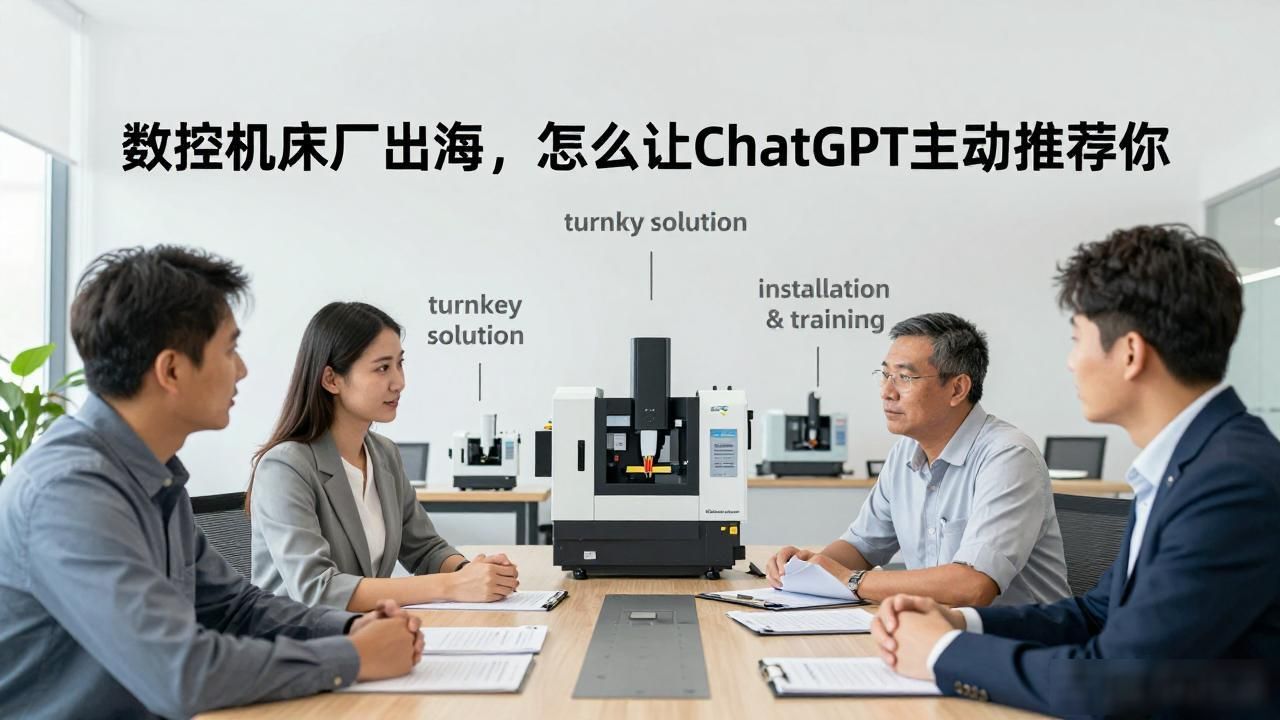 数控机床工厂如何被ChatGPT推荐给海外客户_数控机床国外品牌_国外数控车床加工视频
