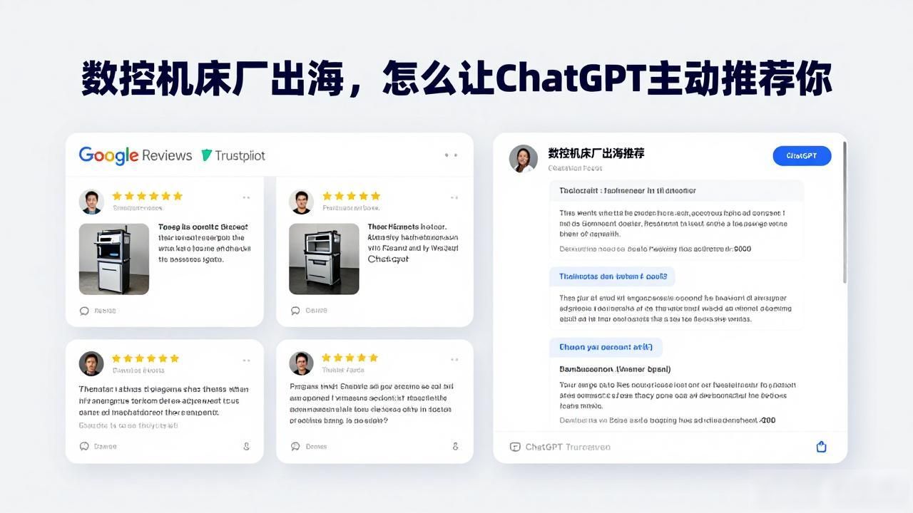 数控机床国外品牌_国外数控车床加工视频_数控机床工厂如何被ChatGPT推荐给海外客户