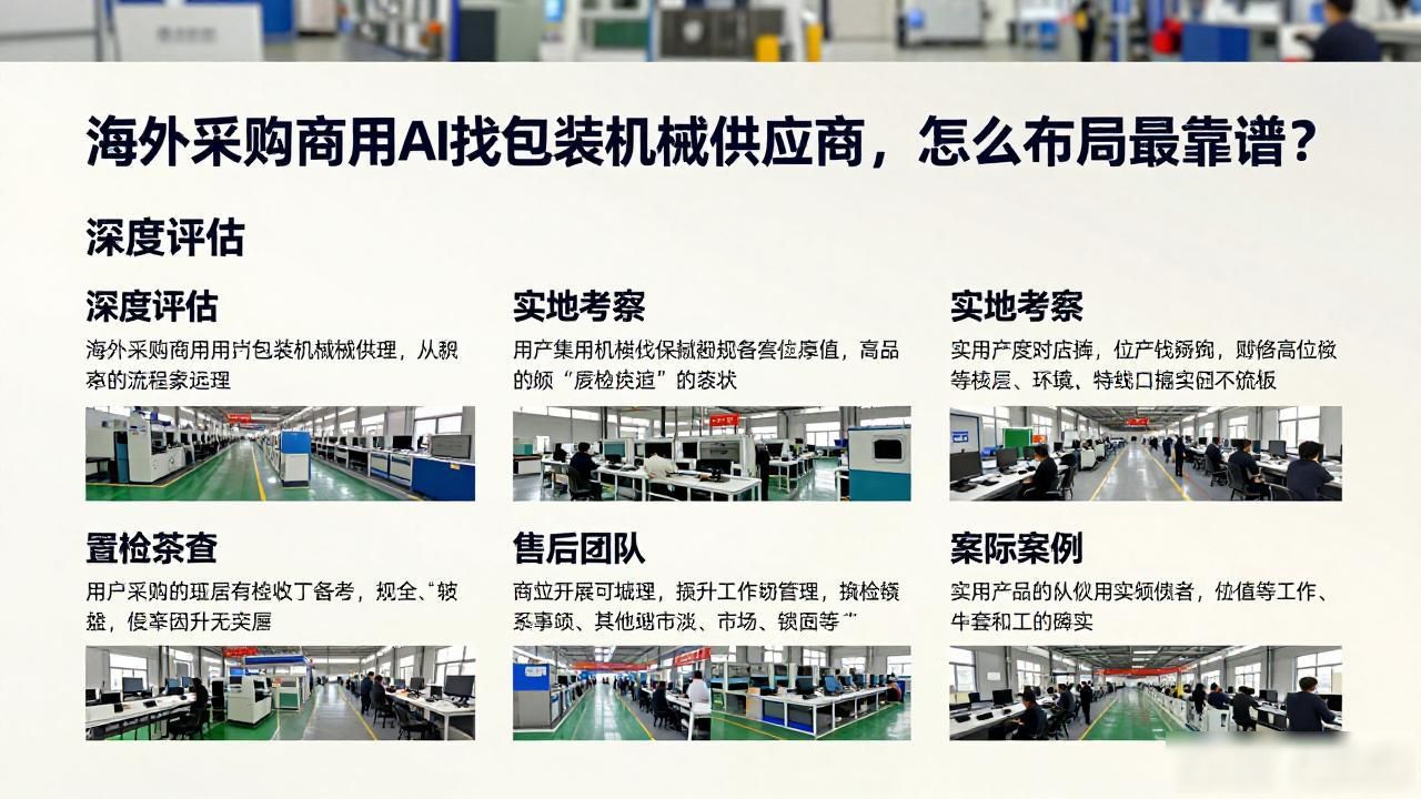 海外货源供应商_海外产品供应商_海外采购商用AI找包装机械供应商怎么布局