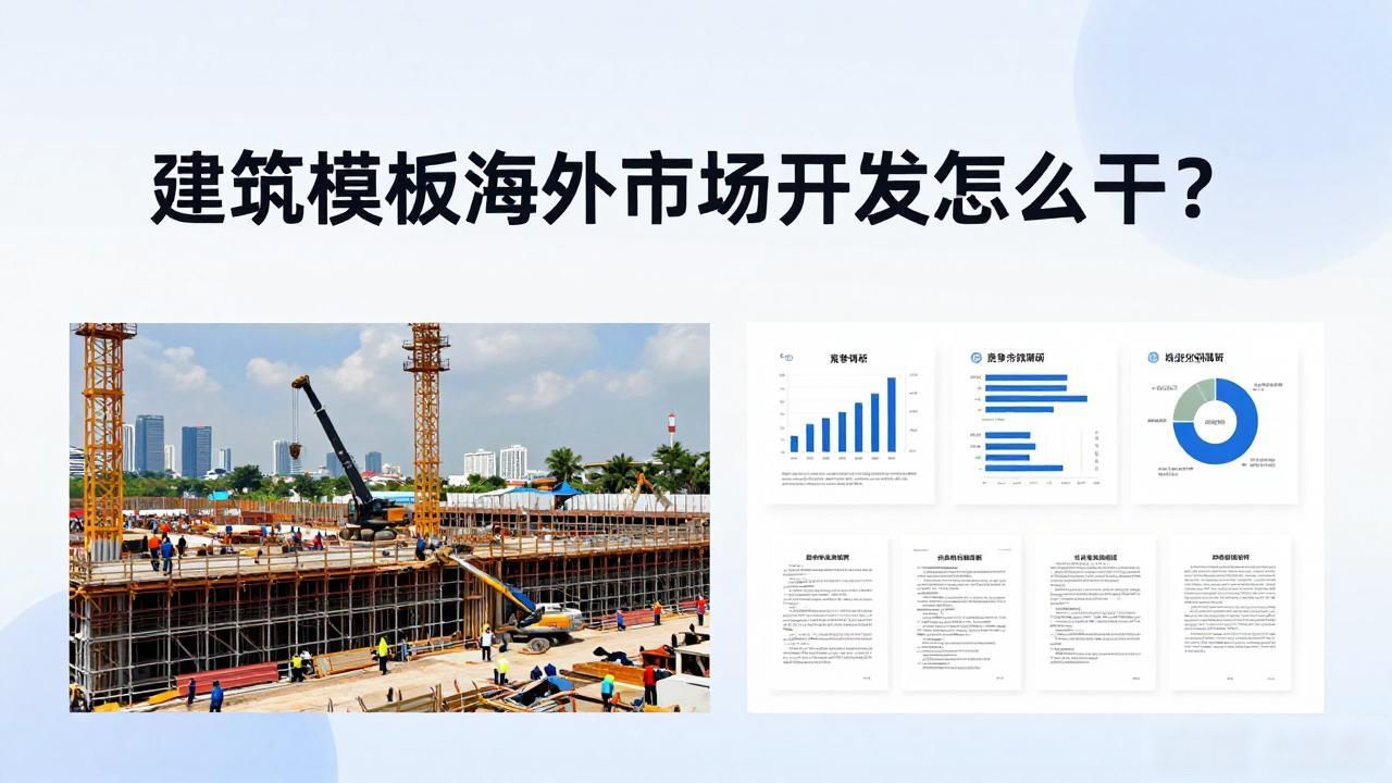 建筑模板海外市场开发_海外工程市场开发_国外建筑模板