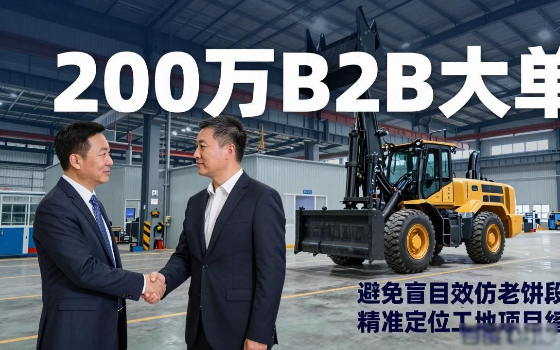装载机工厂TikTok短视频怎么获取B2B询盘