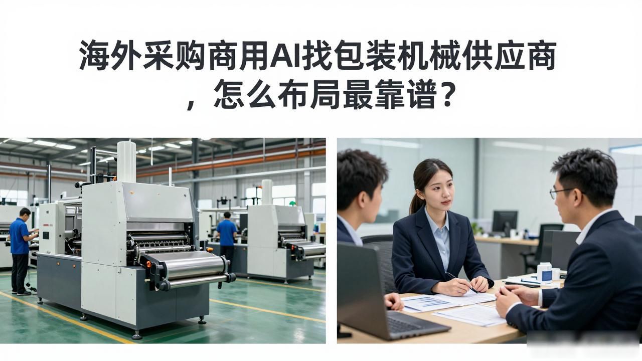 海外产品供应商_海外采购商用AI找包装机械供应商怎么布局_海外货源供应商