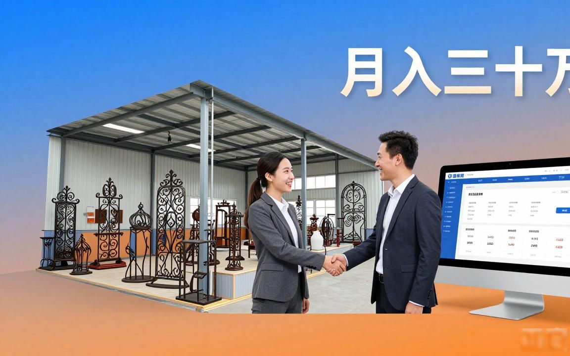 铁艺工艺品工厂外贸独立站获客