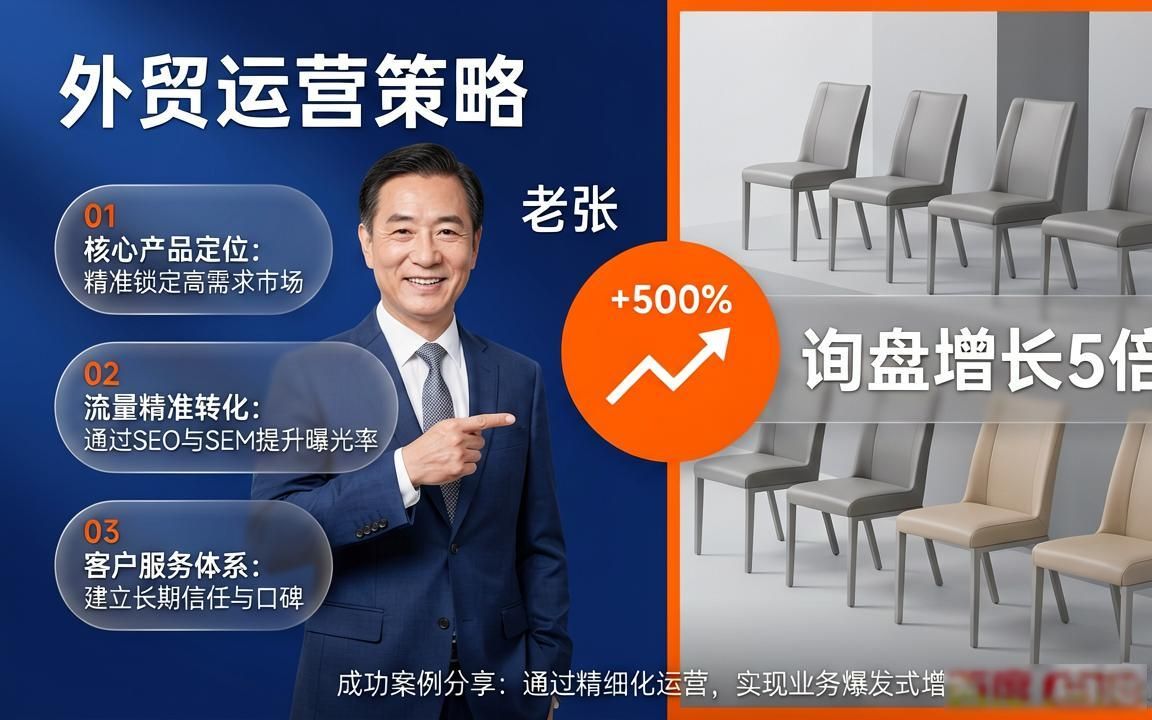 宴会椅工厂外贸独立站获客
