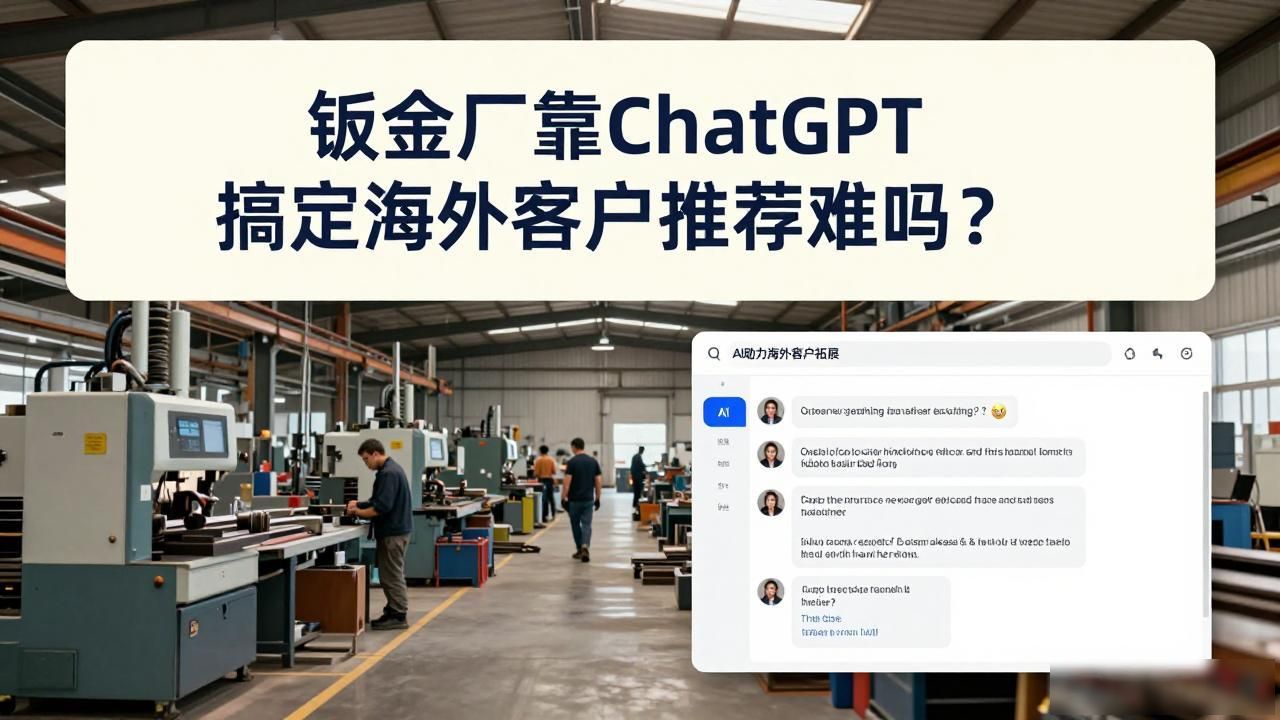外贸钣金_国外钣金_钣金件工厂如何被ChatGPT推荐给海外客户