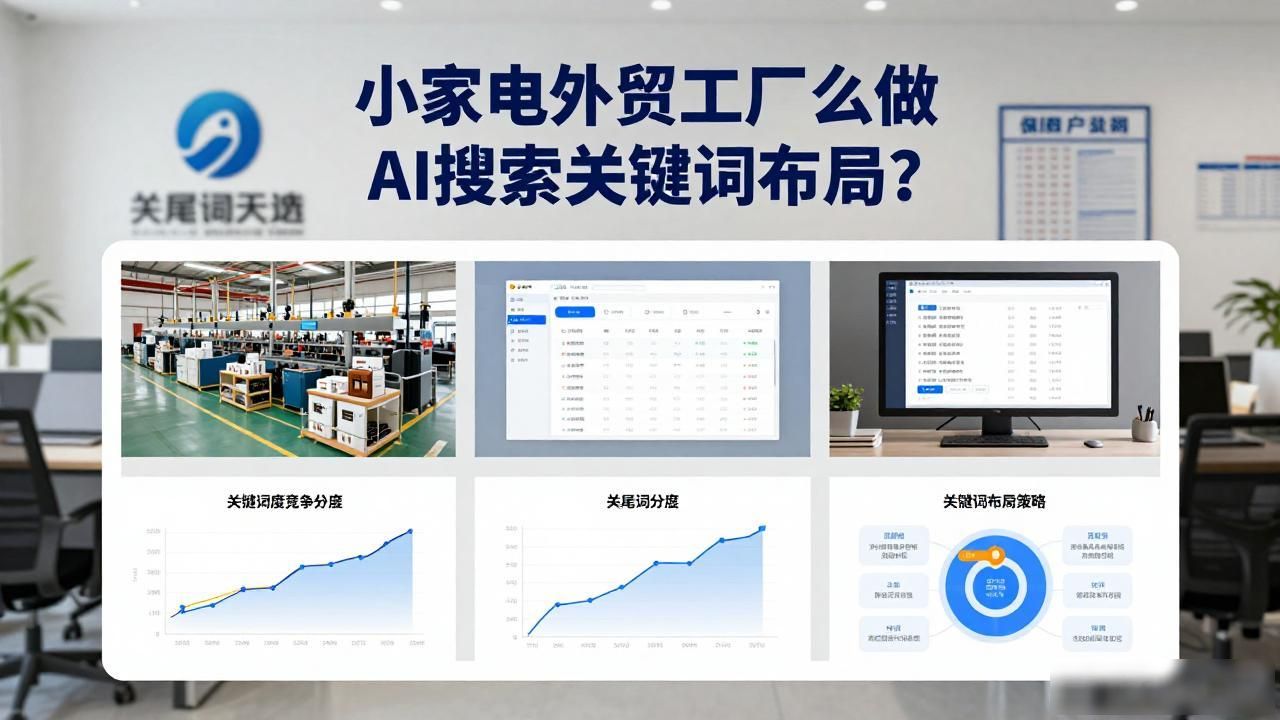 小家电外贸工厂AI搜索关键词布局_外贸小家电到哪找货源_小家电外贸公司