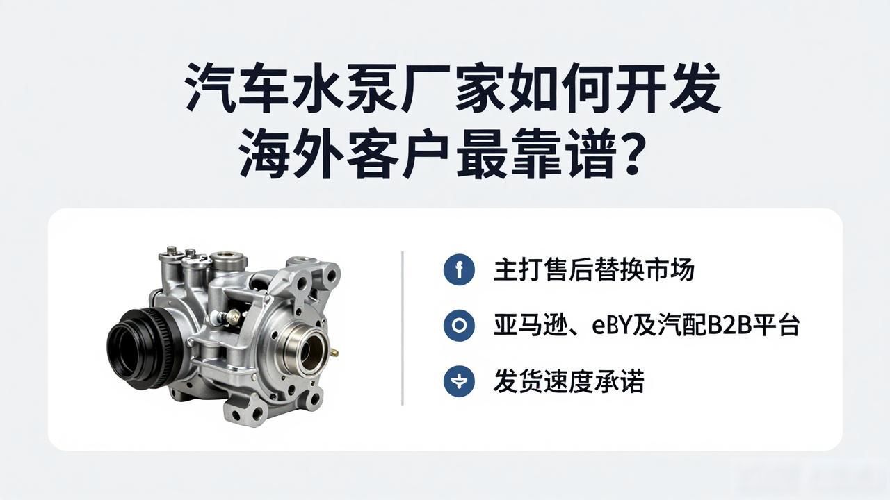 汽车水泵行业龙头企业_汽车水泵厂家如何开发海外客户_国内汽车水泵厂家