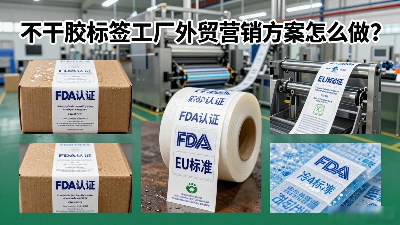 不干胶标签工厂外贸营销方案_外贸标签模板_怎么制作外贸标签
