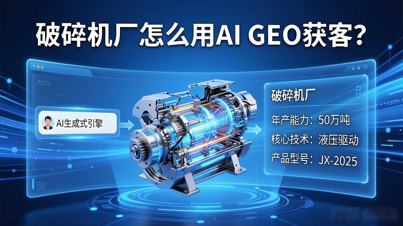 破碎筛分机器与设备_破碎筛分设备工厂怎么做AI GEO获客_破碎筛分设备生产厂家