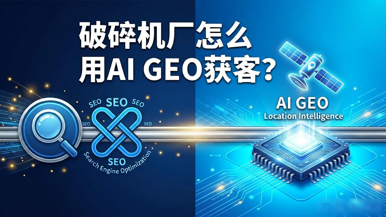 破碎筛分设备工厂怎么做AI GEO获客_破碎筛分机器与设备_破碎筛分设备生产厂家