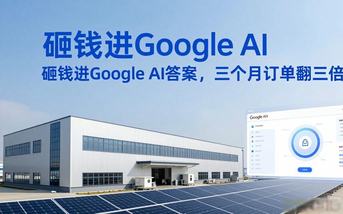 光伏组件工厂如何进入Google AI Overview答案