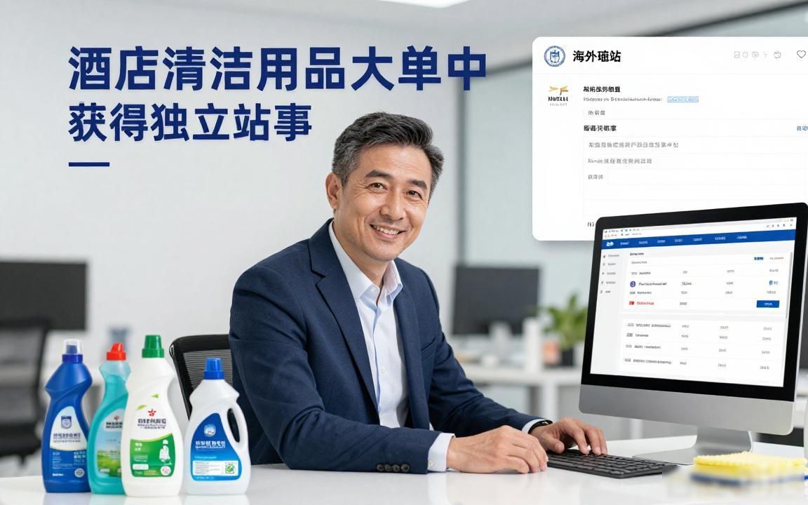 酒店清洁用品工厂外贸独立站获客