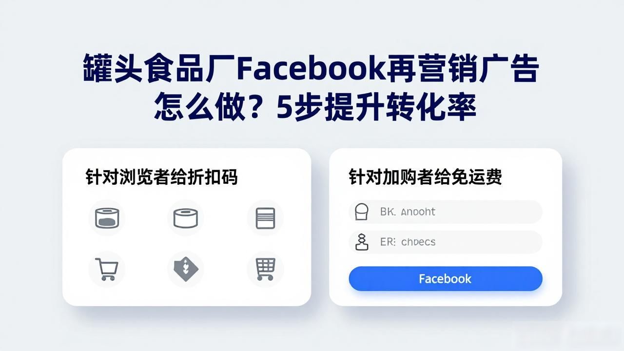 罐头食品厂Facebook再营销广告怎么做_罐头的广告_罐头产品广告怎么写