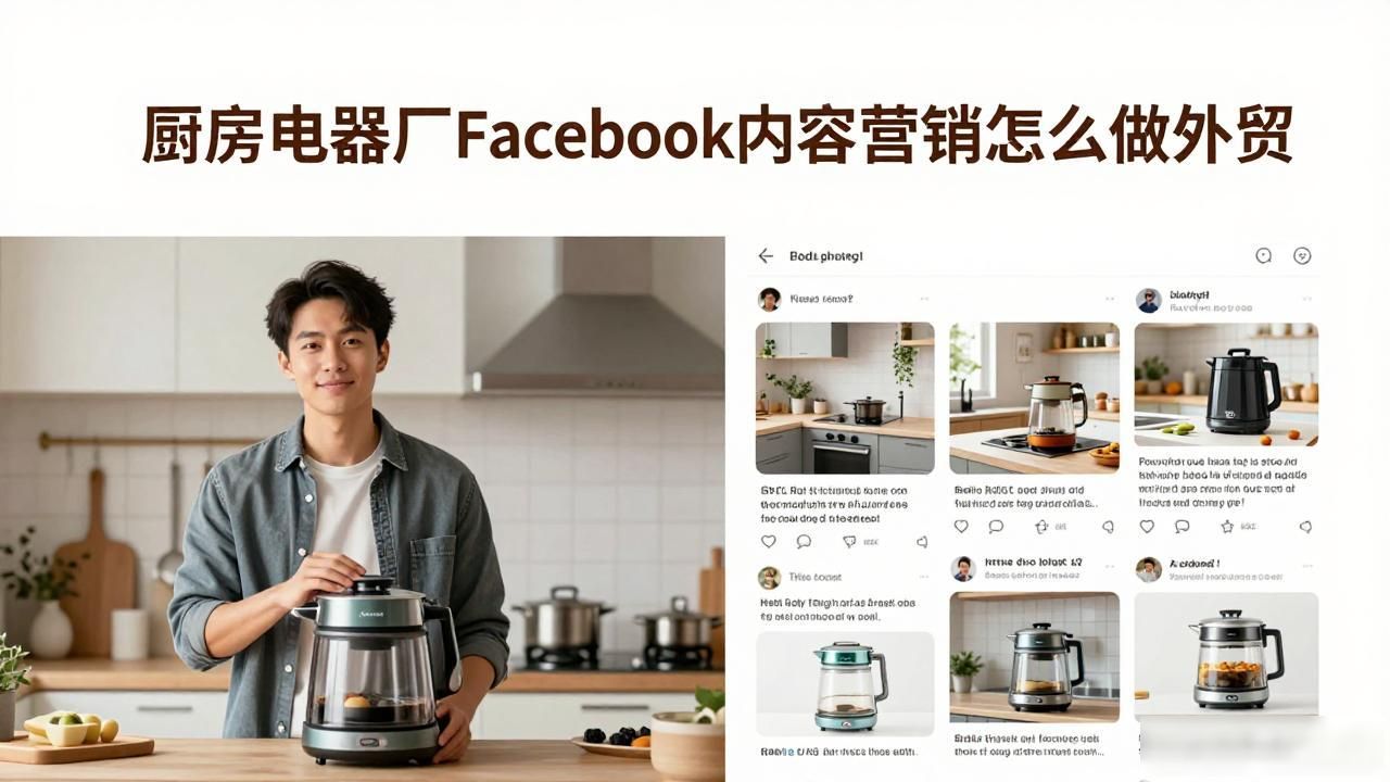 厨房电器厂Facebook内容营销怎么做外贸_厨房电器销售案例分享_厨房电器销售