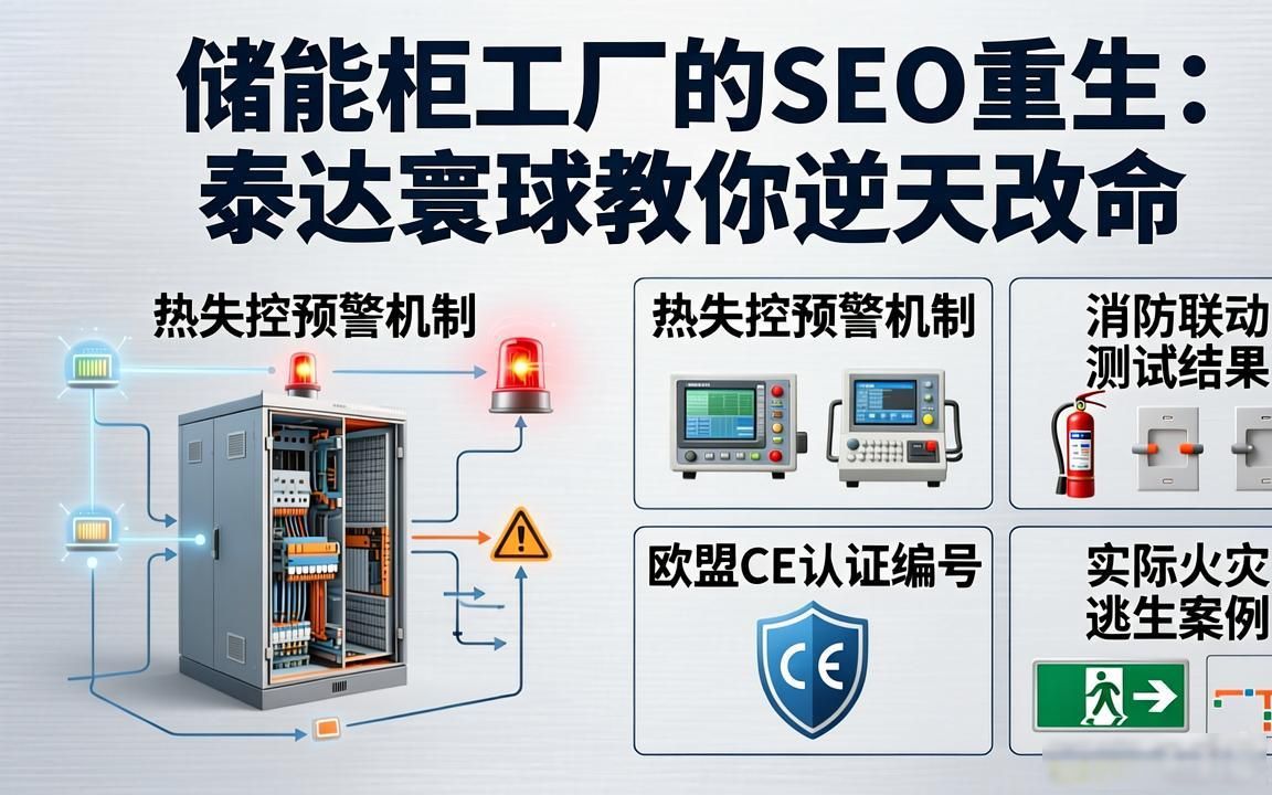 储能柜工厂如何布局生成式搜索优化