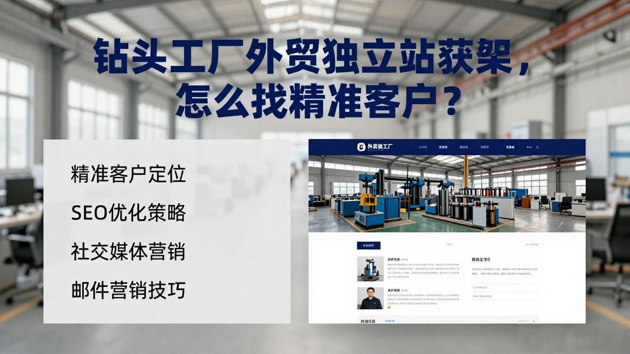 钻头工厂外贸独立站获客_生产钻头_生产钻头的设备叫什么