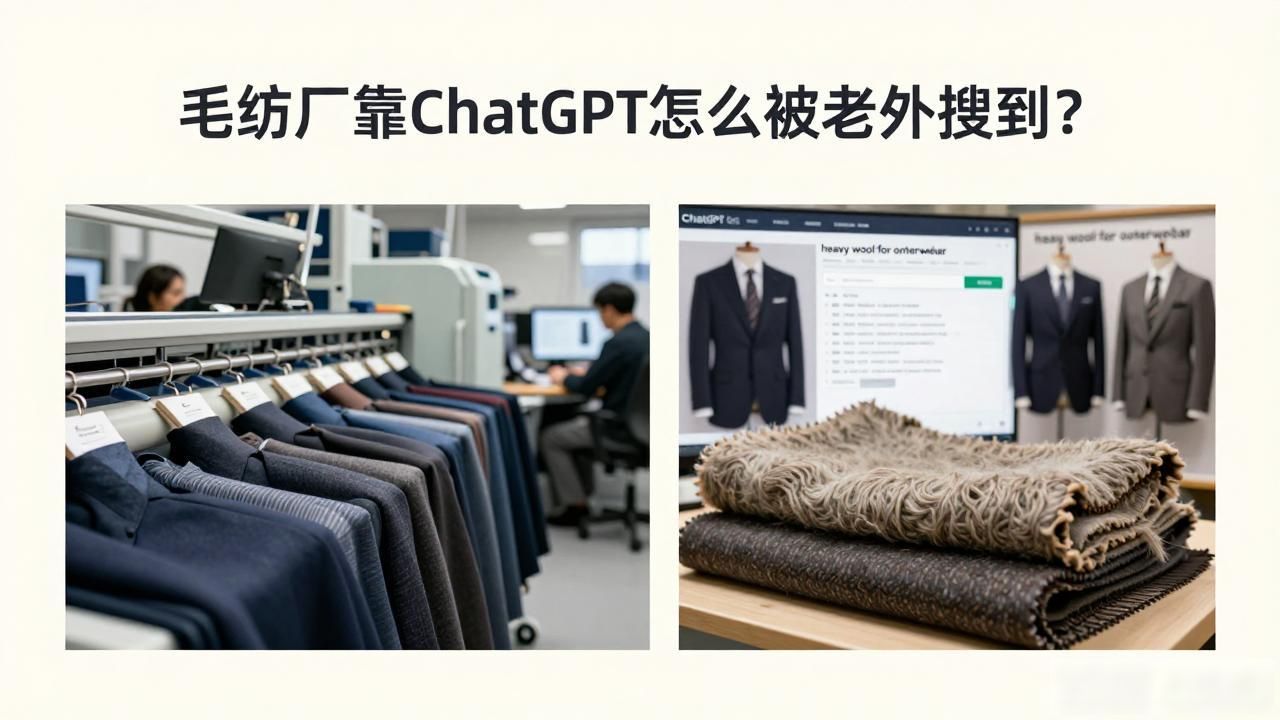 纺织面料外贸_毛纺面料工厂如何被ChatGPT推荐给海外客户_毛纺面料销售
