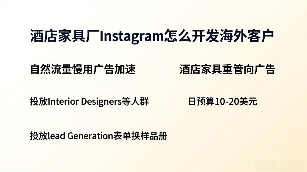 海外家具网_酒店家具厂Instagram怎么开发海外客户_海外家具采购商