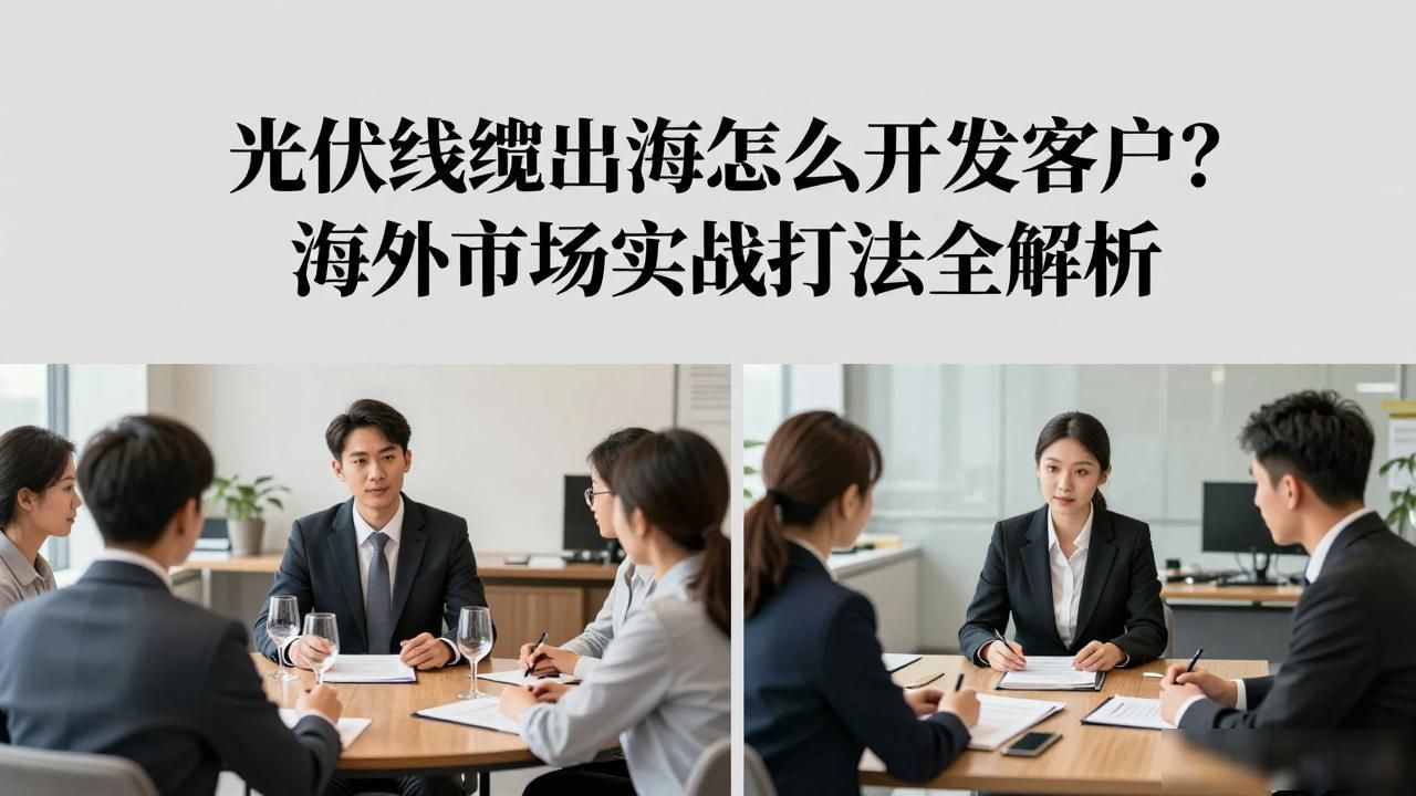 光伏海外线缆开发市场分析_光伏线缆海外市场开发_海外光伏项目