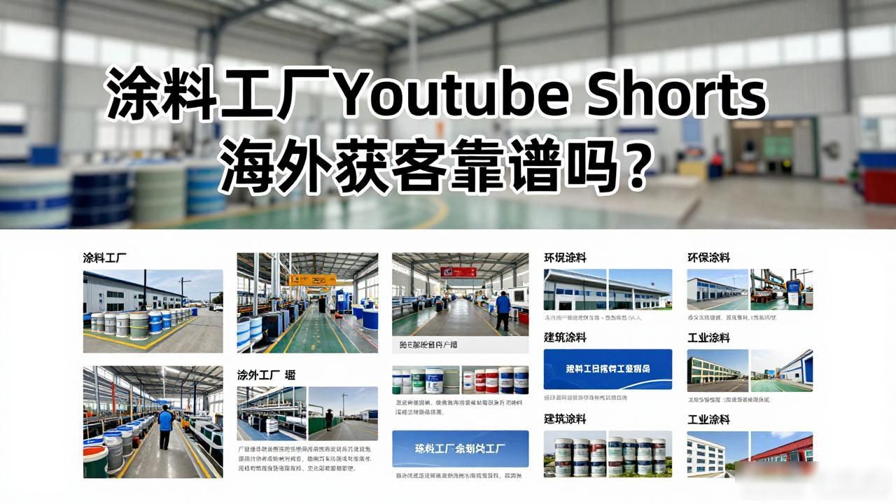跨国涂料公司_涂料工厂YouTube Shorts海外获客_涂料国外品牌