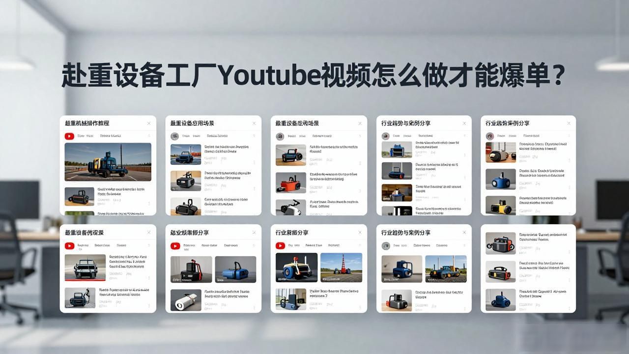 起重设备工厂YouTube产品演示视频SEO_起重设备厂官网_起重设备厂家