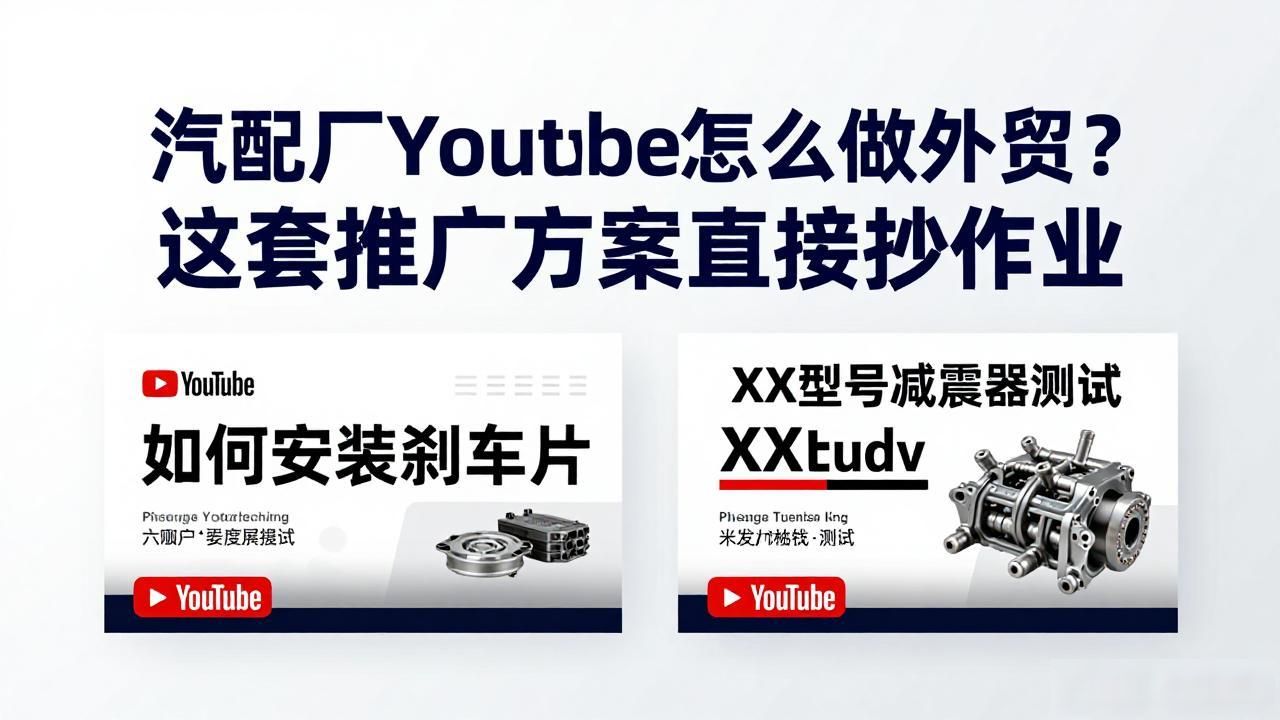 外贸汽配行业利润高吗_汽配行业工厂YouTube外贸推广方案_外贸汽配行业发展新模式