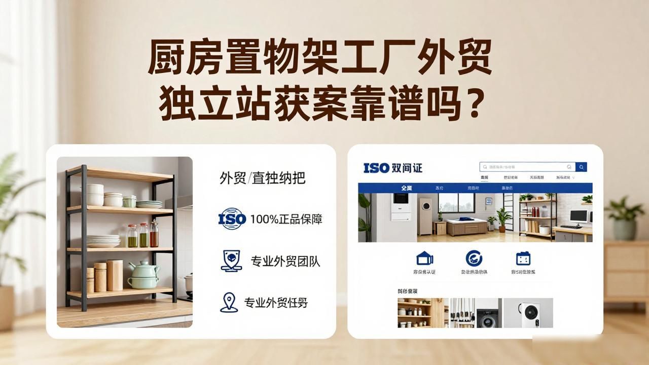 厨房置物架工厂外贸独立站获客_外贸厨房用品货源_外贸厨房用品批发市场