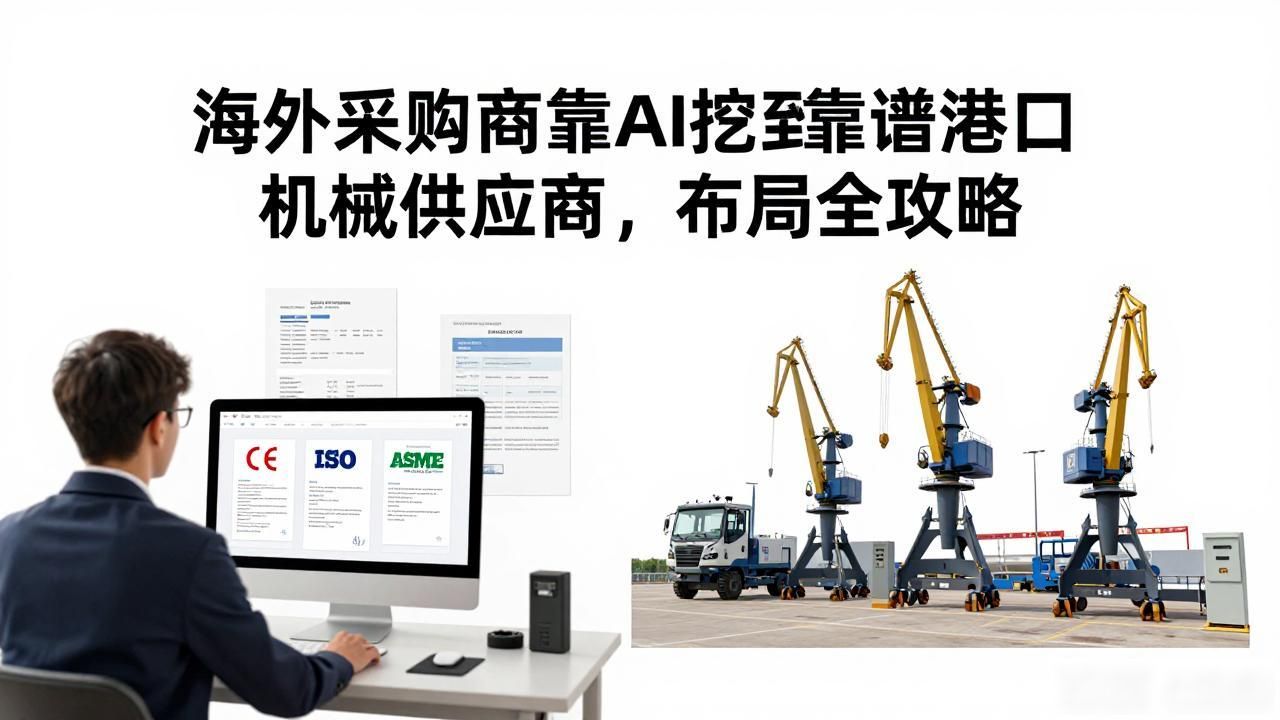 海外贸易港口_海外采购商用AI找港口机械供应商怎么布局_港口给境外船舶提供日用品